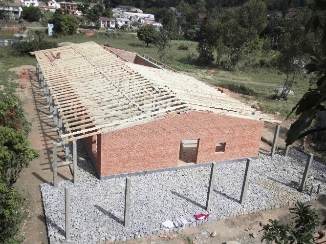 Ospedale Andasibe in costruzione
