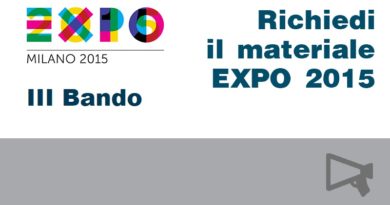 III Bando - richiedi materiale Expo2015