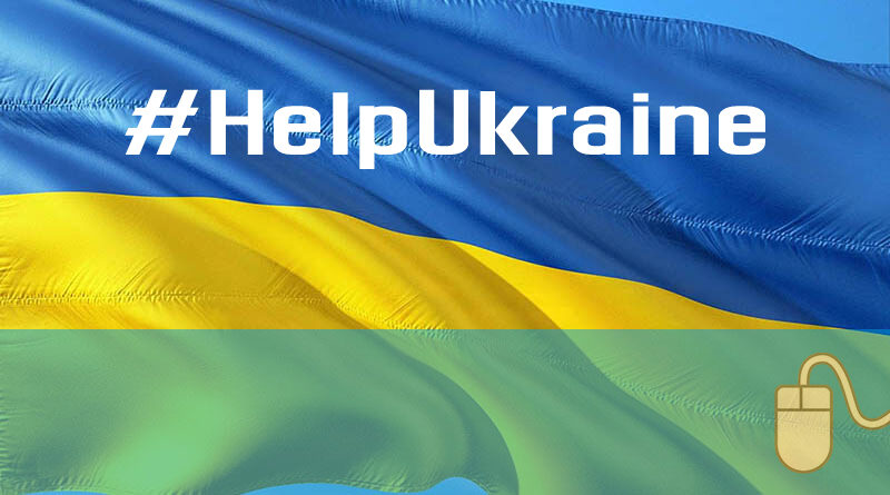 Bandiera Ucraina #HELPUCRAINA